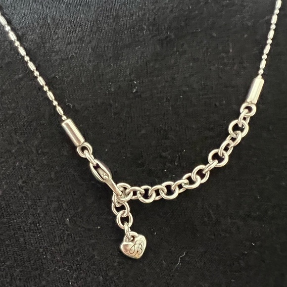 Brighton 2pc. Set Necklace & Bracelet Etched Filagree and Crystal Crosses - Picture 9 of 12